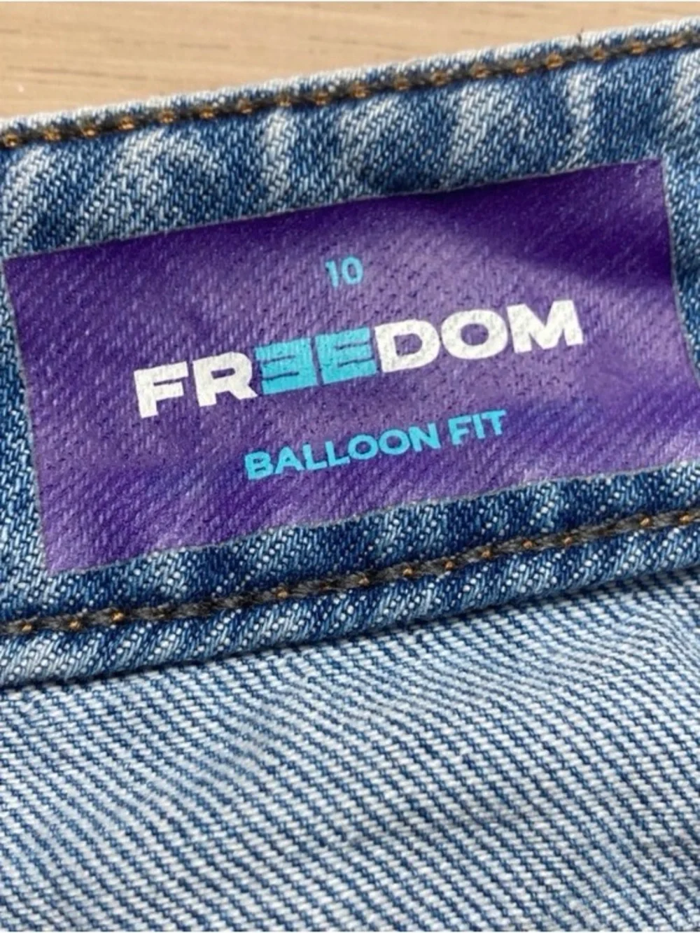 Vintage Balloon Fit Jeans, Freedom, Women’s Size 10